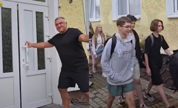 Школьники, кадры из видео