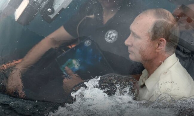 Путін в лодці, фото Твіттер