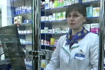 В киевских аптеках дорожают маски, скрин с видео