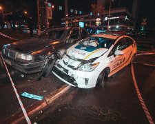 П'яний в зюзю киянин влетів у машину з копами: "повело" не в ту сторону, деталі скандалу