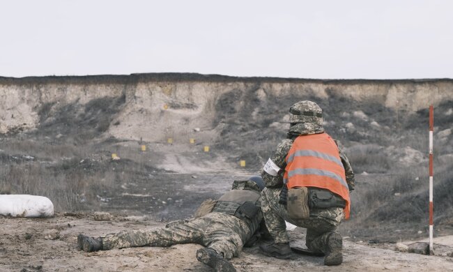 украинские военные, фото с Facebook