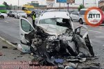 Жуткая авария в Киеве: груды металла и три трупа