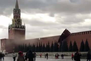 Руйнування Кремля від вітру, кадр з відео
