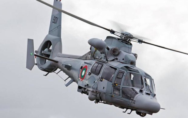Военный вертолет рухнул в Черное море