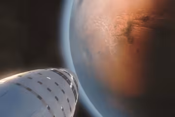 SpaceX Big Falcon Rocket
