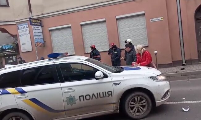 ДТП , кадр з відео