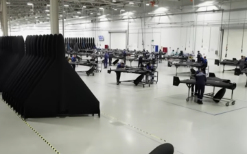 Производство "Шахедов". Фото: скрин youtube