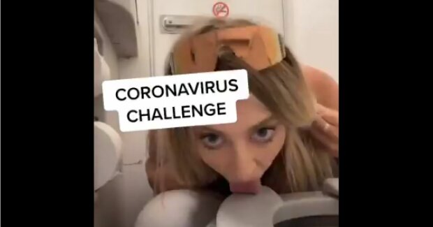 Вылизывать унитаз из-за коронавируса - новый абсурдный челлендж захватил соцсети, видео