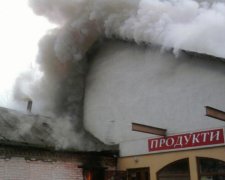 Продуктовий магазин чотири години палав на Полтавщині
