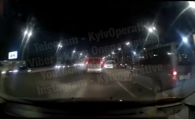 Дорога в Киеве, фото: скриншот из видео