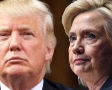 Трамп ледь-ледь відірвався від Клінтон