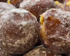 Пышки, или пончики с кремом: фото скрин рецепта