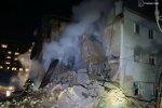 Поврежденные здания после ночной атаки Шосткинской громады