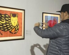 Дружина Порошенка відкрила виставку наївного мистецтва (фото)