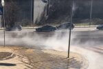 У Києві прорвало трубу, кадр з репортажу ТСН: tsn.ua