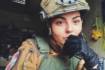 Алина Михайлова на войне с 2014 года, фото:facebook