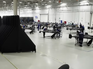 Виробництво "Шахедів". Фото: скрін youtube