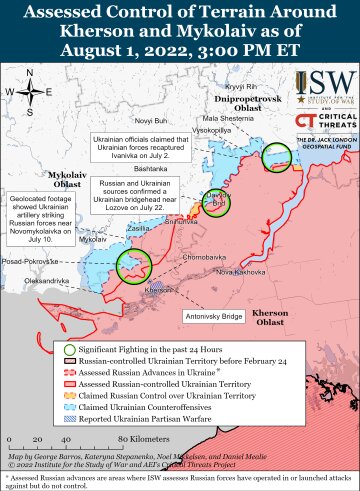 Карта боевых действий, фото: ISW