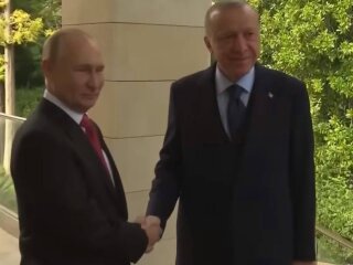 путин и Эрдоган, фото: скриншот из видео