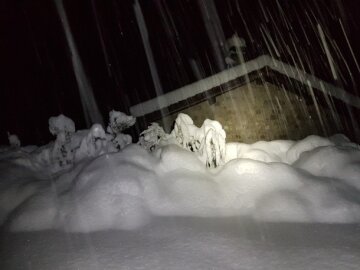 Снегопад во Франции, фото - РТБ