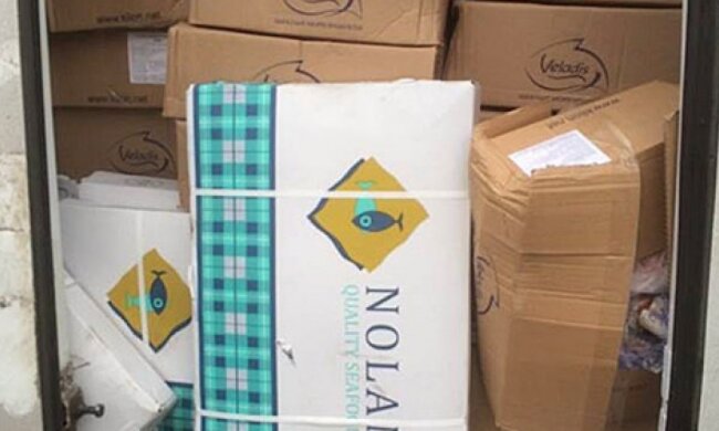 Бойовикам везли рибу на 800 тис гривень (фото)