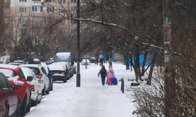 Дети, зима, снег, фото и соцсетей