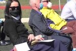 в масках, скріншот з відео