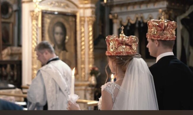 Вінчання: фото скрін Ютуб