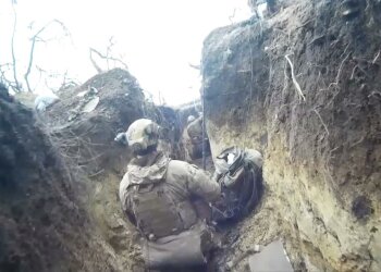 российские снайперы, скриншот с видео