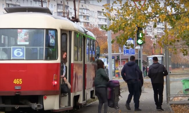 трамвай, скриншот из видео