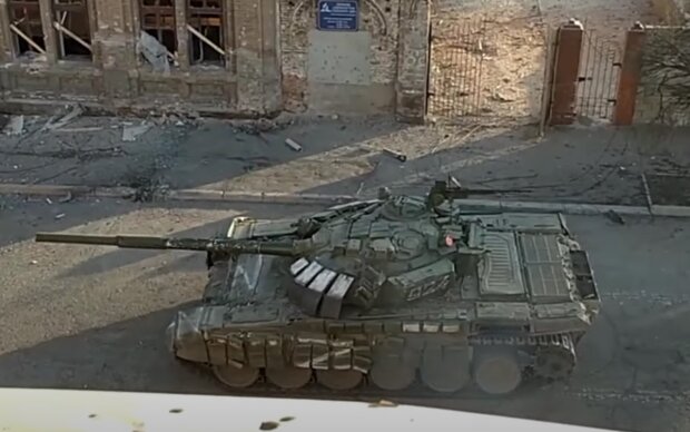 Российский танк. Фото: скрин youtube