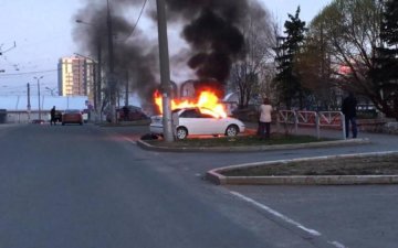 Киевский поджигатель добрался до министерского авто