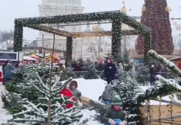 Українці, Київ, Новий рік, кадр з відео