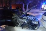 Поджог авто, фото: Нацполиция