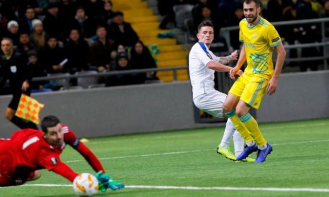 Динамо в складних умовах перемогло в Казахстані і виграло групу Ліги Європи