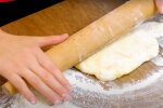 Приготування швидких вареників, скріншот з відео