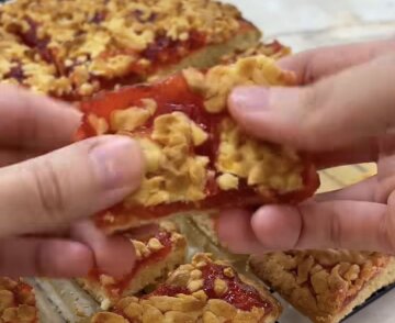 Венское печенье с джемом: фото скрин рецепта