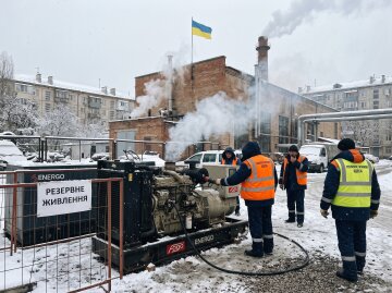 Одеса зима генератор резервне живлення котельня