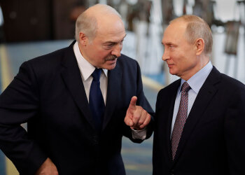 Олександр Лукашенко і Володимир Путін, фото: ТАСС