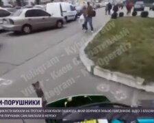 В Киеве отморозки на байках избили пешехода: "Я король дороги"