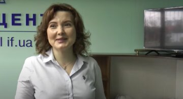 Наталія Комашко, скріншот із відео