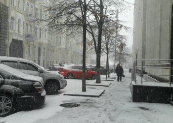 Киев засыпало снегом, фото: Знай.ua