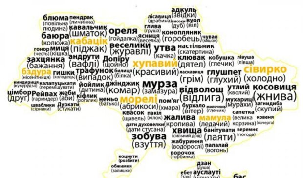 Захцянка, йойлик, глушпет – український діалект показали в інфографіці (фото)