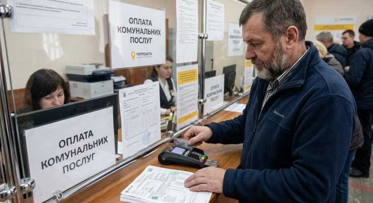 Оплата комуналки. Фото: згенероване ШІ