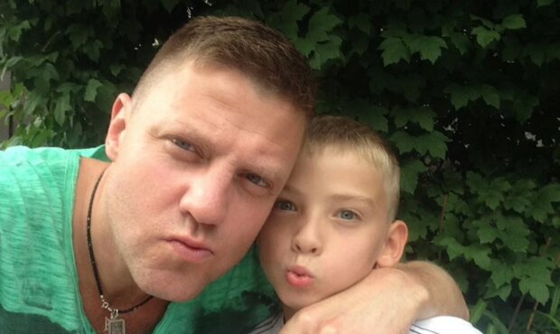 Андрей Павленко с сыном / фото