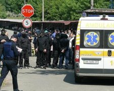 Бійка на автостоянці Києва закінчилась вибухом