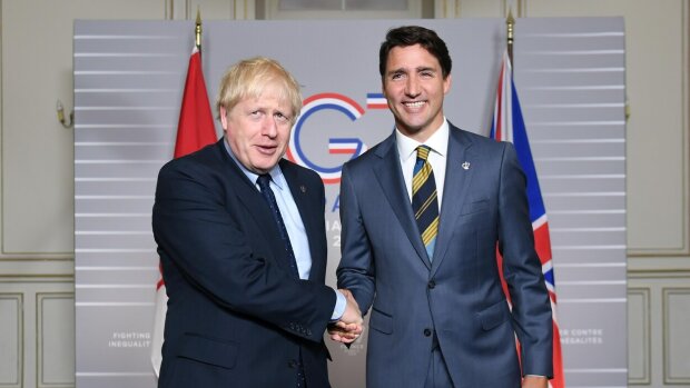 Прем’єр Канади та Британії, фото з вільних джерел