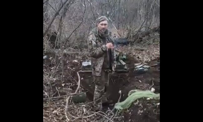 Полонений український воїн. Фото: Twitter