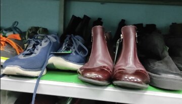 Обувь в секонд-хенде: фото скрин Ютуб