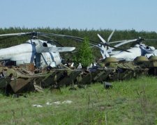 Вертолеты, автобусы, пожарки: кладбище заброшенной техники под Чернобылем (фото)